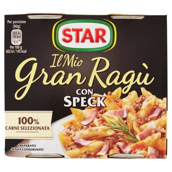 Sos pentru paste Star Ragu Speck 180g