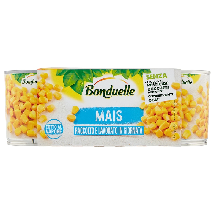 Conservă legume Bonduelle porumb set 3x140g