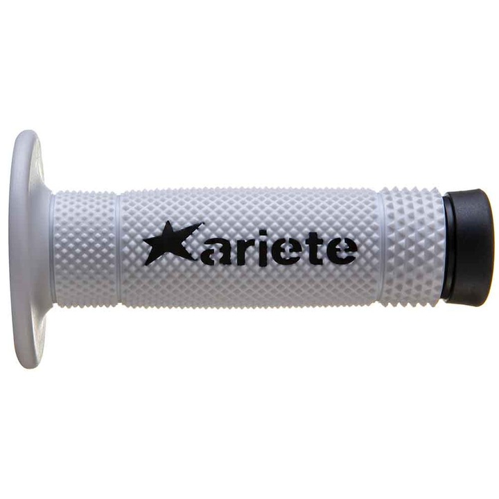 Mansoane Moto ARIETE Manetki Off Road Vulcan 115mm Alb/Negru