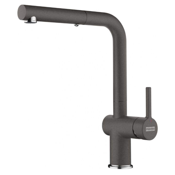 Baterie Franke Active kihúzható zuhanyfej, pala szürke