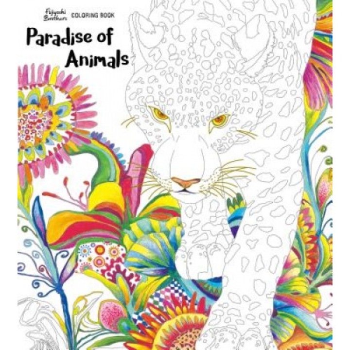 Paradise of Animals: Adult Coloring Book, Fujiyoshi Brothers (Author)