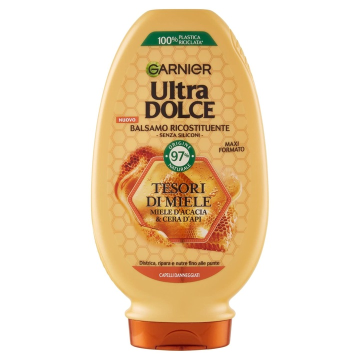 Balsam păr Garnier Ultra Dolce Tesori di Miele 250ml, pentru femei, toate tipurile de păr