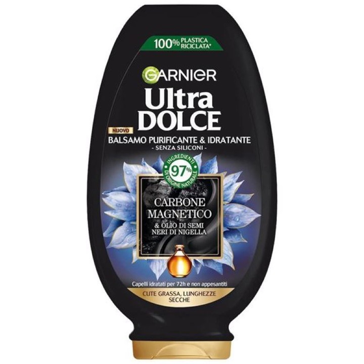 Balsam de păr Garnier Ultra Dolce, 200ml, pentru toate tipurile de păr, fără descriere