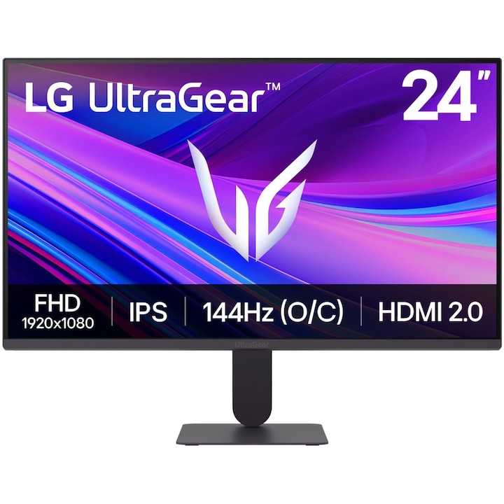 Monitor, Gaming LG UltraGear G4, 24'', IPS, Full HD, 144Hz (O/C), 1ms MBR, HDMI 2.0
