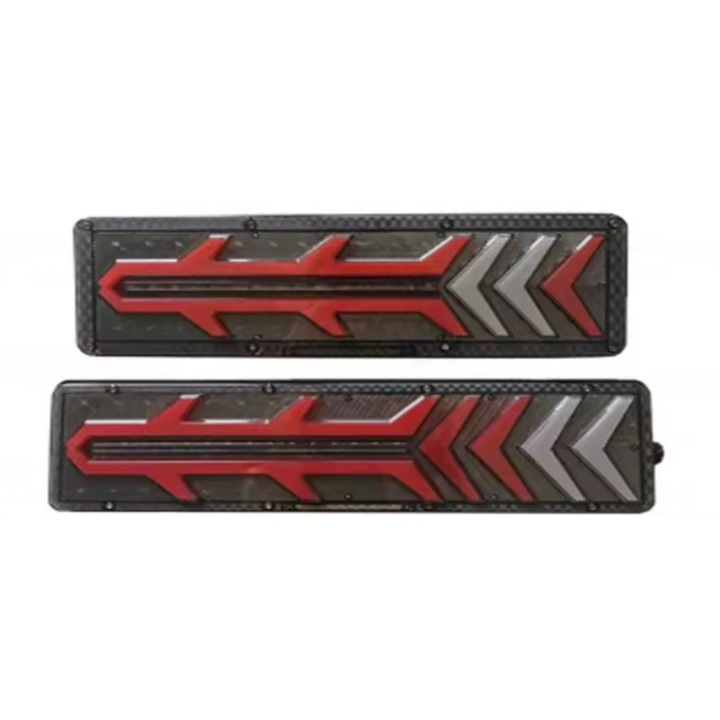 Set 2 lampi stop cu led si semnalizare dinamica, 12v-24v, 46 cm