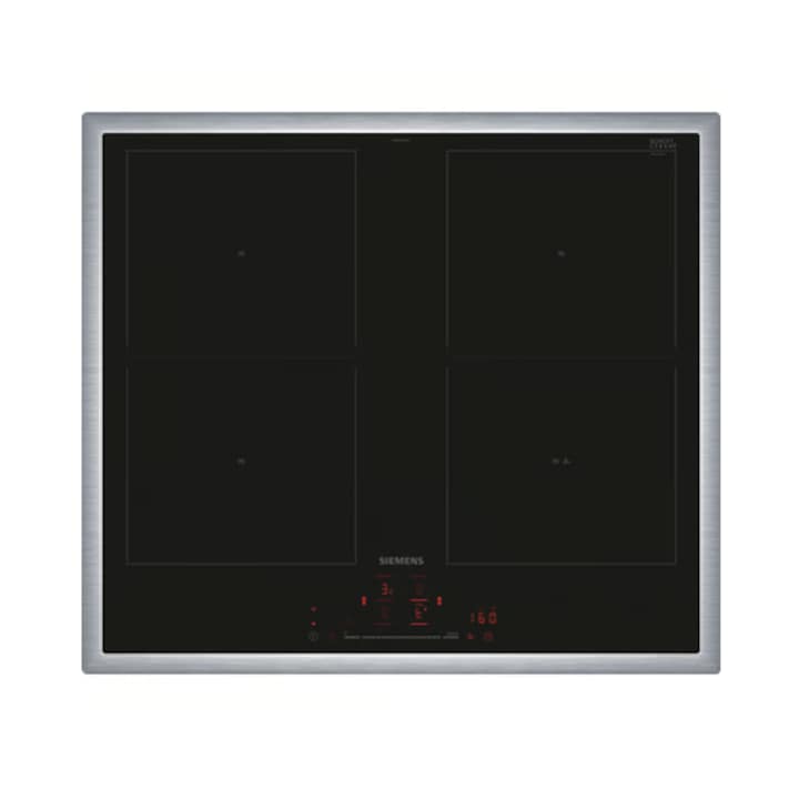Plita cu inductie Siemens EX96DKS3, Home Connect, sistem cookConnect, oprire automata de siguranta