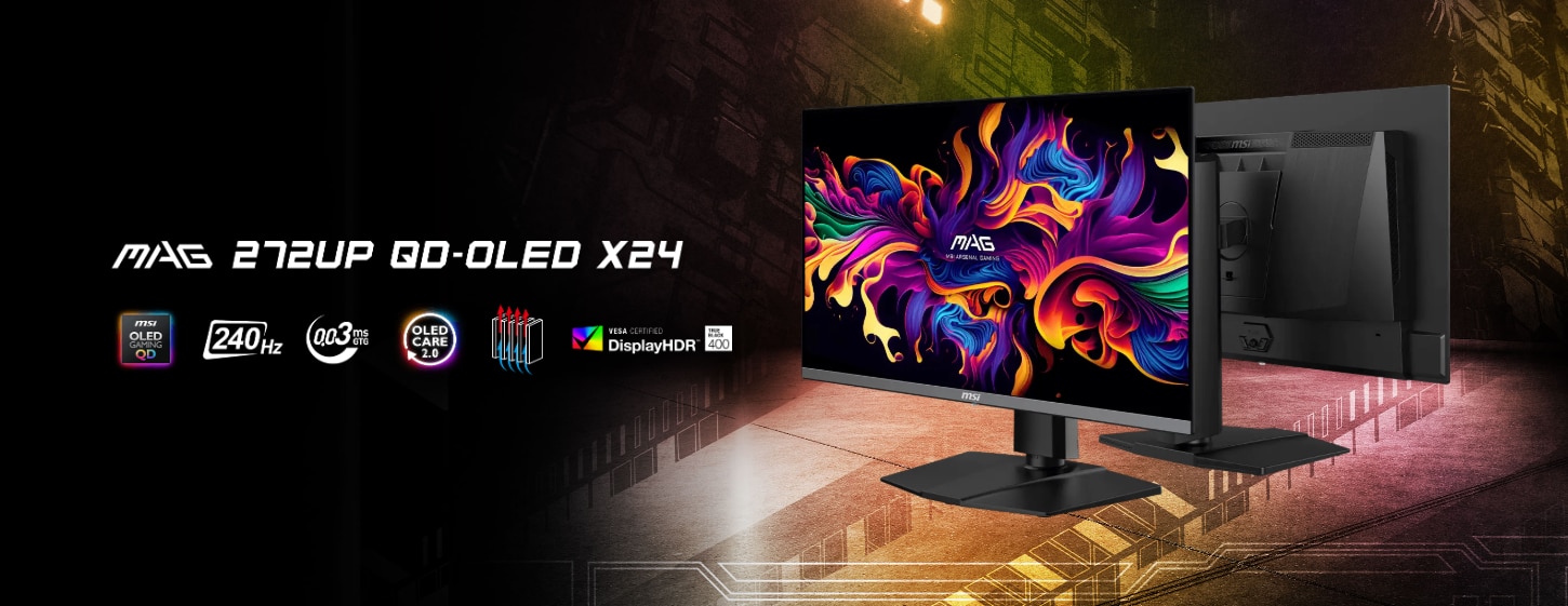 MSI ゲーミングモニター MAG 272UP QD-OLED X24 Amazon.co.jp: MSI MAG 272UP QD-OLED X24 26.5インチ 3840 x 2160