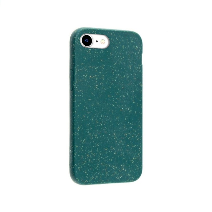 Compatibil cu iPhone SE 2020 - Larte shiny - carcasă spate cu sclipici verde