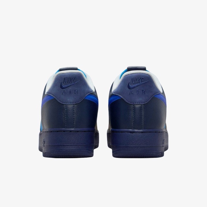 Спортни обувки Nike Air Force 1 Low x Stash, кожа и набук, сив/син, Сив/Морскосин/Син