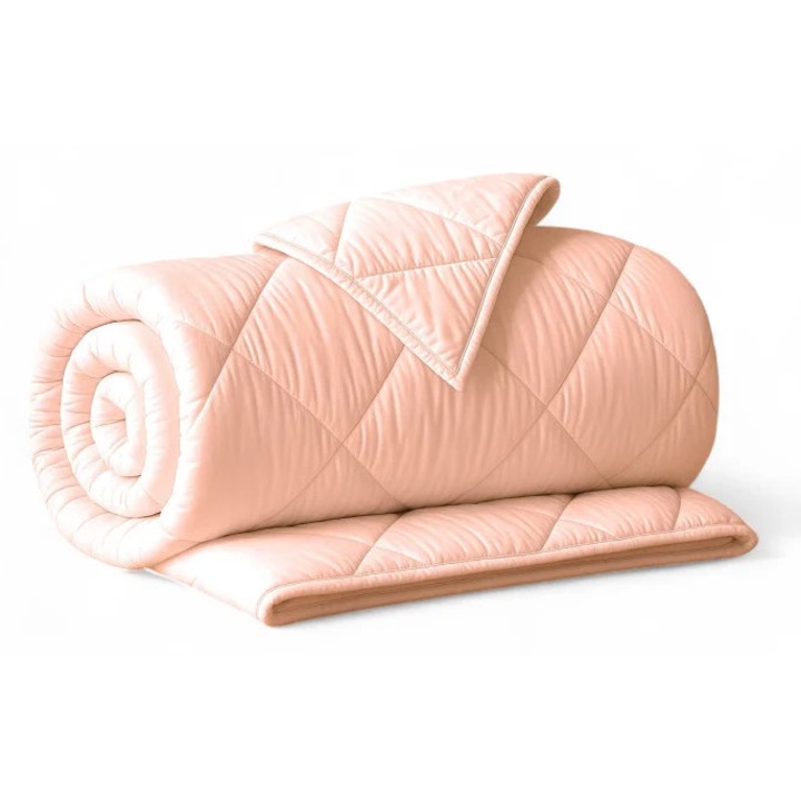 Pilota Ranforce 100% Bumbac (pudra) 180cm x 200cm