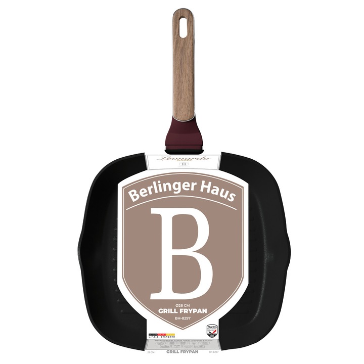 Tigaie tip grill, 28cm, BH 8297, Leonardo Nordic Collection Berlinger Haus