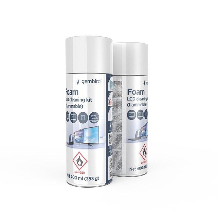 Set de curatare LCD Gembird, 400 ml, pentru ecrane LCD/TFT