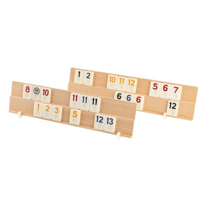 Set Remi Clasic DEICO GAMES - 4 Table din Lemn si Piese de