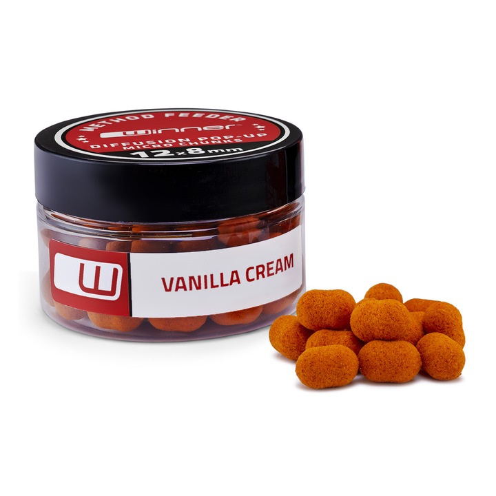 Риболовни топчета Tandem Baits Diffusion Micro 8мм/20гр, аромат Ванилия, комплект