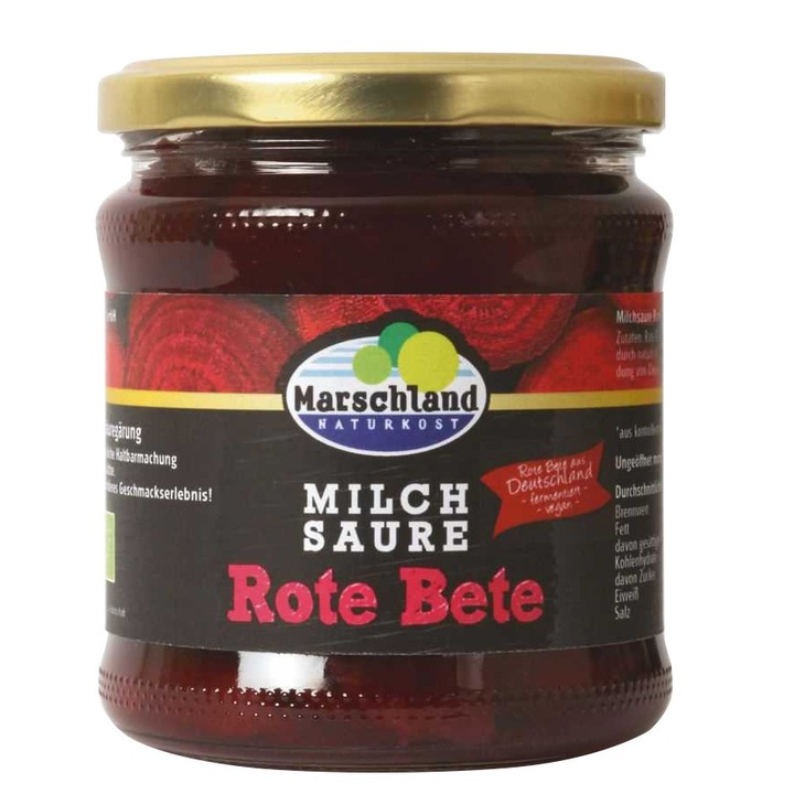 Sfecla rosie bio fermentata, 330 g Marschland Naturkost