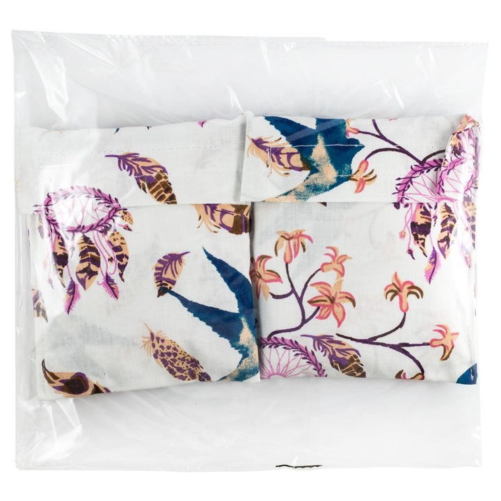 Pernute termice umplute cu mei ecologic (Alb floral)