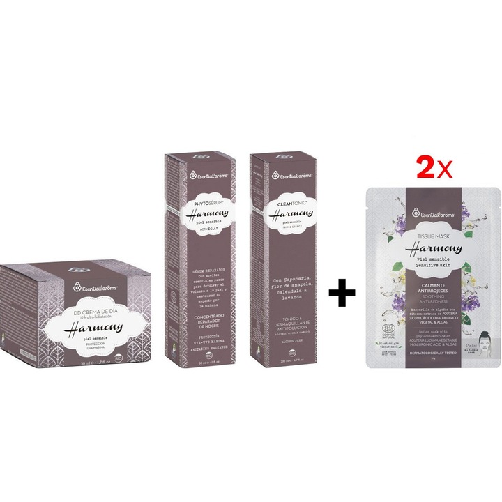 Пакет Silver Ten чувствителен крем + серум + тоник & демакиант Esentialaroms