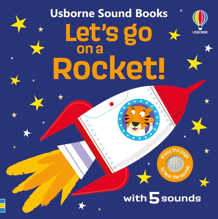 Usborne – Let's go on a Rocket! – Carte cu sunete pentru copii 12+ luni