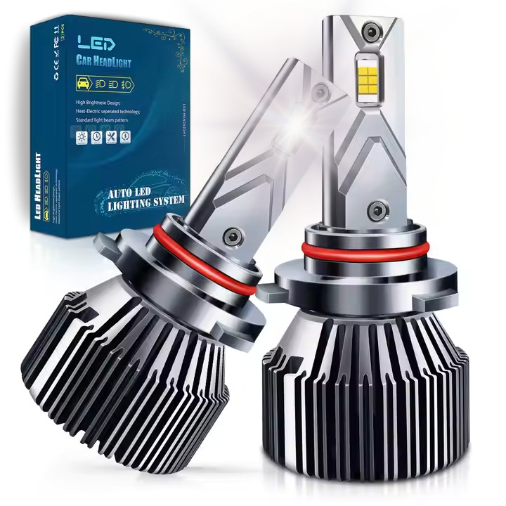 2 db H7 LED Izzókészlet, 65W/Készlet, 18.000LM, 6500K, IP68, Élettartam 50.000 óra – Kiváló Teljesítmény és Egyszerű Telepítés