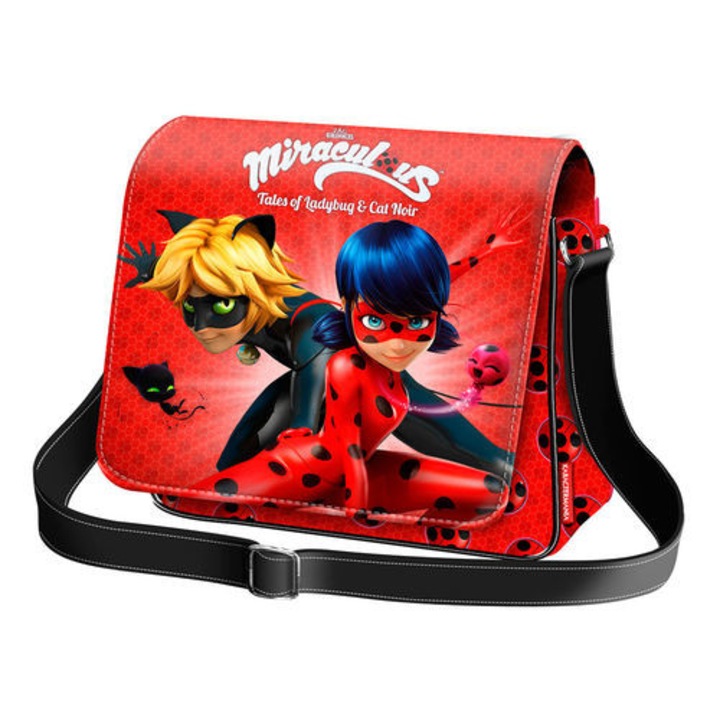 Ученическа чанта Montichelvo LADYBUG, 20 х 37 х 10 см