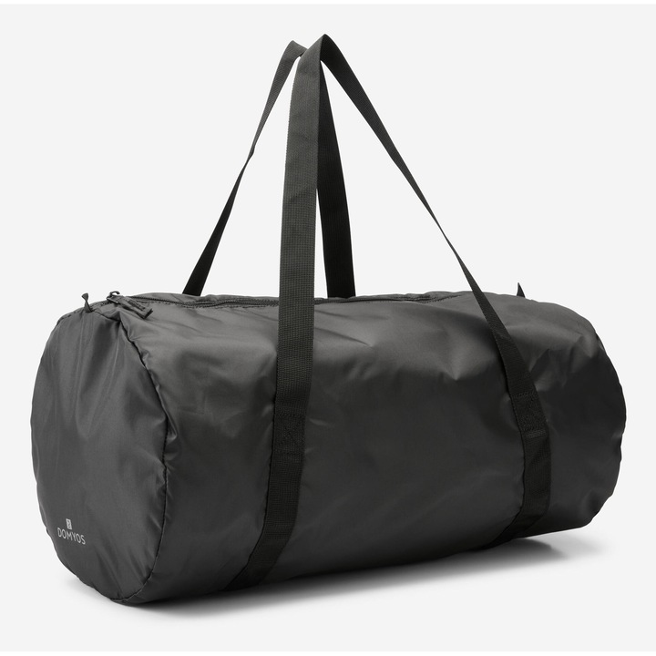 Geanta pliabila fitness 30 l negru no size, negru fumuriu