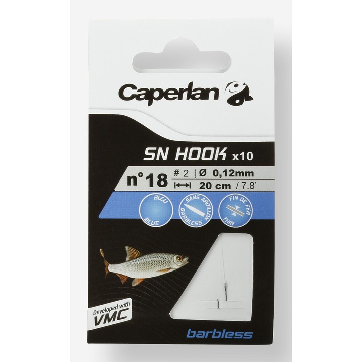 Kötött horgok szakáll nélküli 18