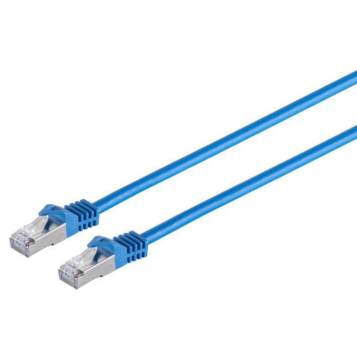 Cabluri RJ45 S/FTP MicroConnect 10m, син, 4x2xAWG 26