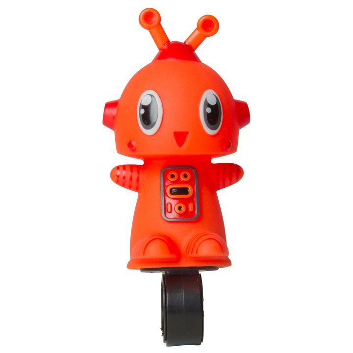 Клаксон за велосипед робот за деца, оранжев