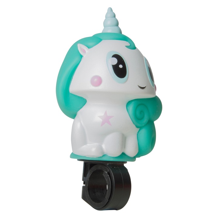 Клаксон за велосипед еднорог за деца бял бял