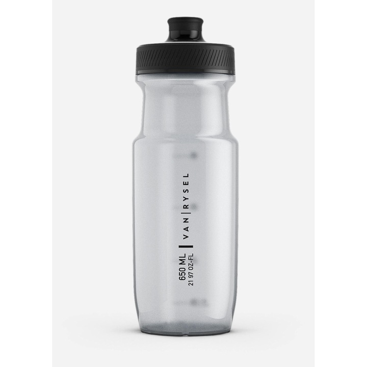 Бутилка за колоездене fastflow 650 мл опушено черна