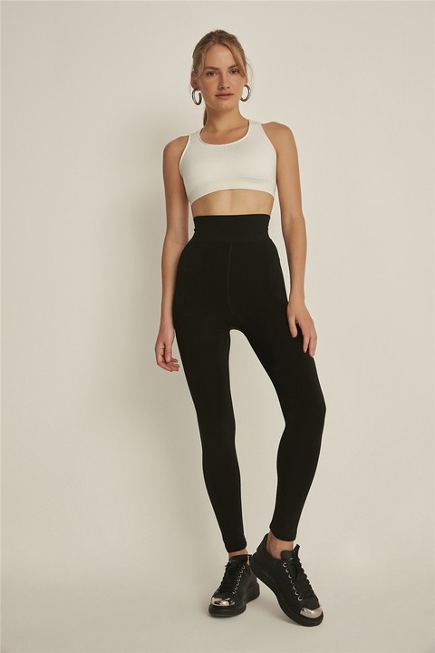 Leggings, Base, termál, fekete, S-M