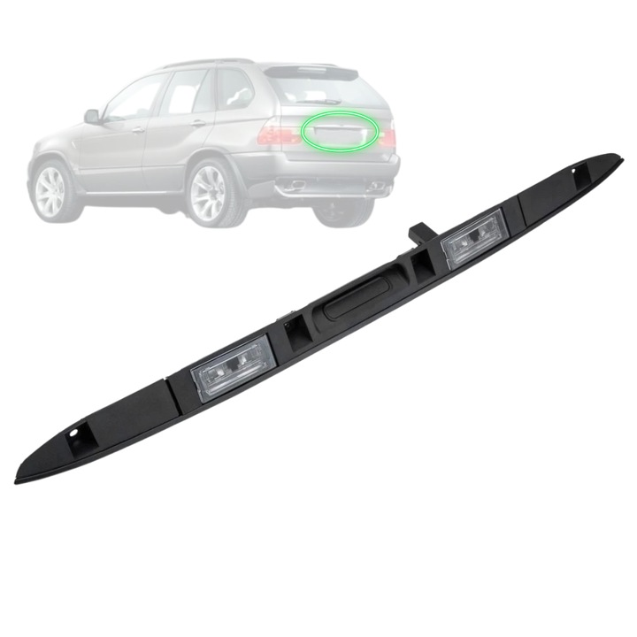 BMW X5 (E53) 2000 - 2006 csomagtérfogantyú / díszléc 51137061247