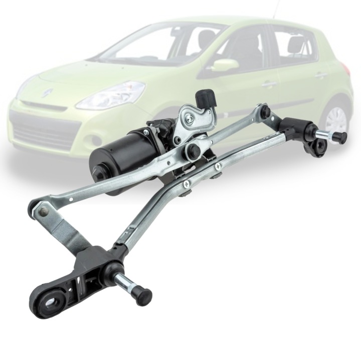 Ablaktörlő mechanizmus motorral RENAULT CLIO III 2005 - 14 8200268931