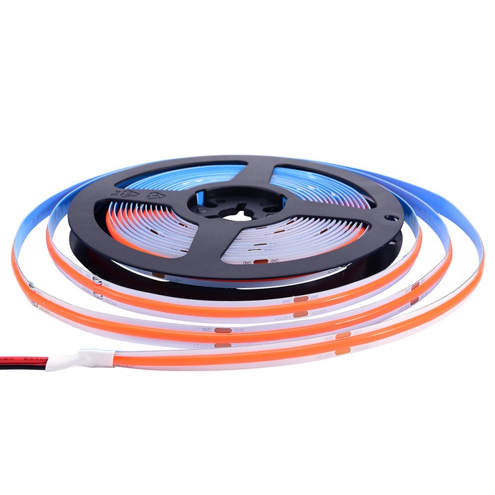 Banda LED, 12V COB, 224LEDs/m, 2m, rosu