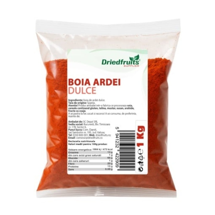 Boia ardei dulce pudra - 1kg