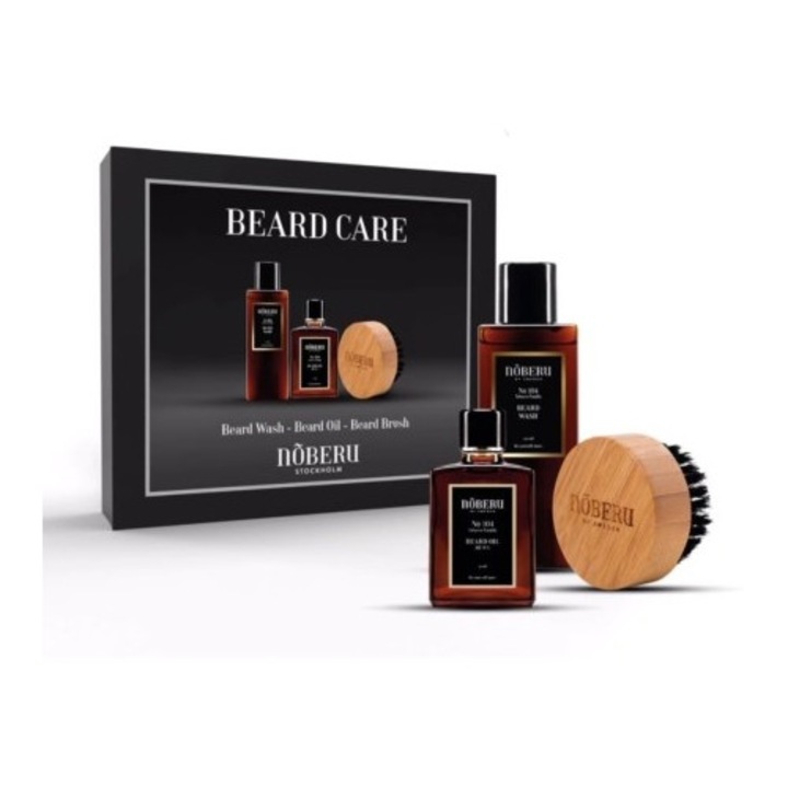 Set cadou Noberu of Sweden, Îngrijire barbă, Tobacco & Vanilla