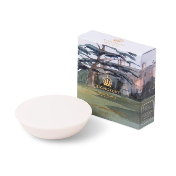 Săpun de bărbierit de lux Truefitt & Hill Highgrove, Rezervă (99 gr.)