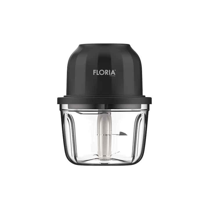 Акумулаторна машина за рязане на зеленчуци и плодове Floria ZLN2655 ( Mini Chopper ), капацитет 350 ml, батерия 1200mAh, мощност 5V / 30W