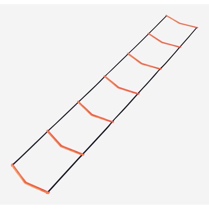 Стълба за тренировка по футбол Essential 3, 20 м оранжева без размер, флуоресцентно оранжево