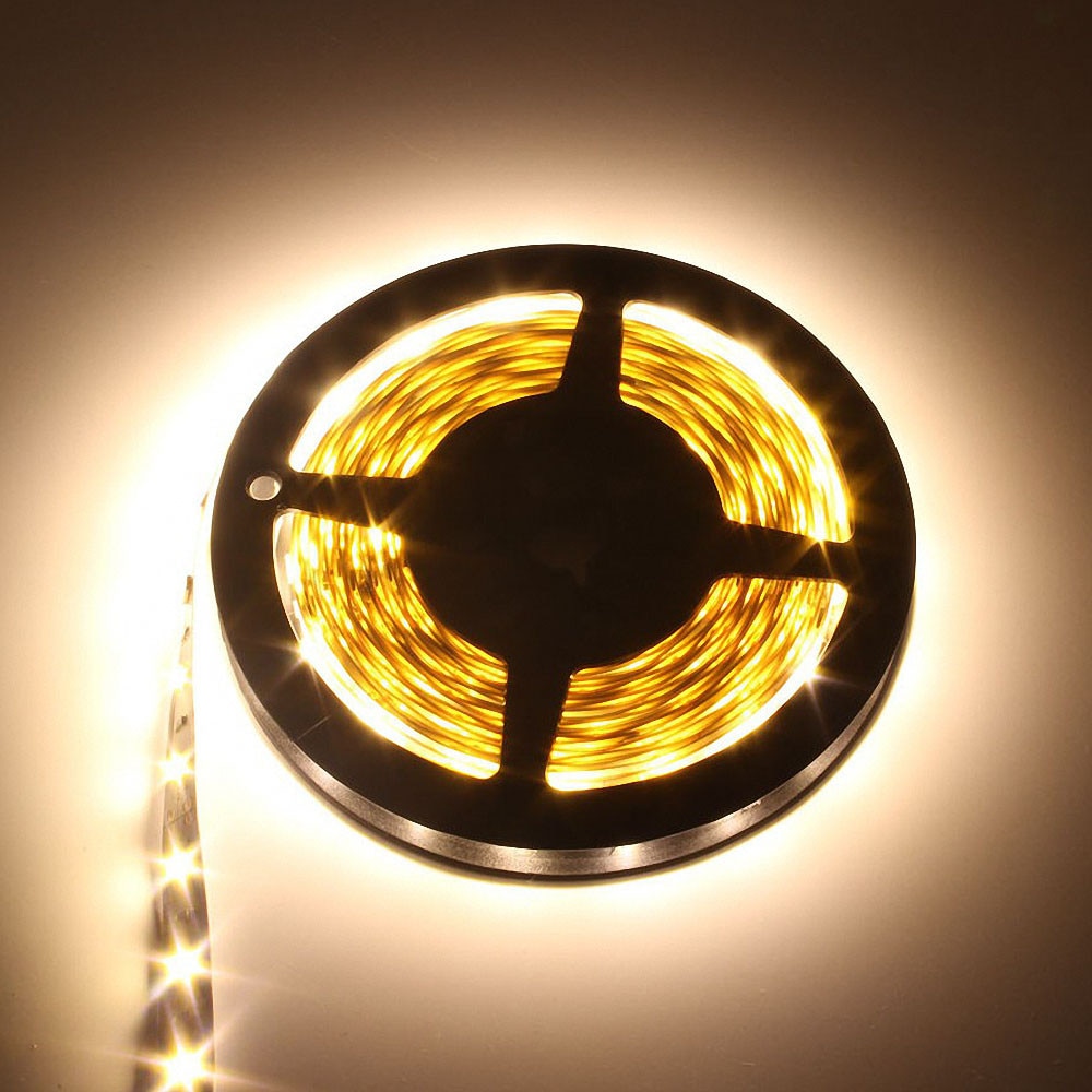 Banda LED, flexibila, 5V, USB, 60LEDs/m, alb cald, 5m, IP65 waterproof ...