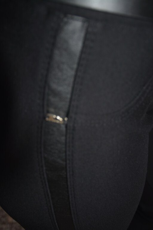 Pantaloni moderni, lung cu croi tineresc,masura mare,D&J Exclusive, Negru