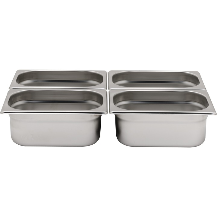 Съд Hendi Gastronorm GN 1/4 150 mm 4,1 lt тава - гама Profi Line, неръждаема стомана