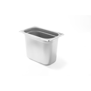 Tava Hendi Gastronorm GN 1/4 100 mm 2.8 lt , gama Budget Line, otel inoxidabil Tava Hendi Gastronorm GN 1/4 100 mm 2.8 lt , gama Budget Line, otel inoxidabil