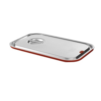 Capac Gastronorm cu banda siliconata GN 1/3 - gama Hendi Kitchen Line, otel inoxidabil Capac Gastronorm cu banda siliconata GN 1/3 - gama Hendi Kitchen Line, otel inoxidabil