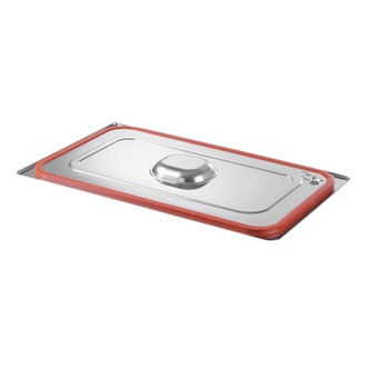 Capac Gastronorm cu banda siliconata GN 1/4 - gama Hendi Profi Line, otel inoxidabil Capac Gastronorm cu banda siliconata GN 1/4 - gama Hendi Profi Line, otel inoxidabil