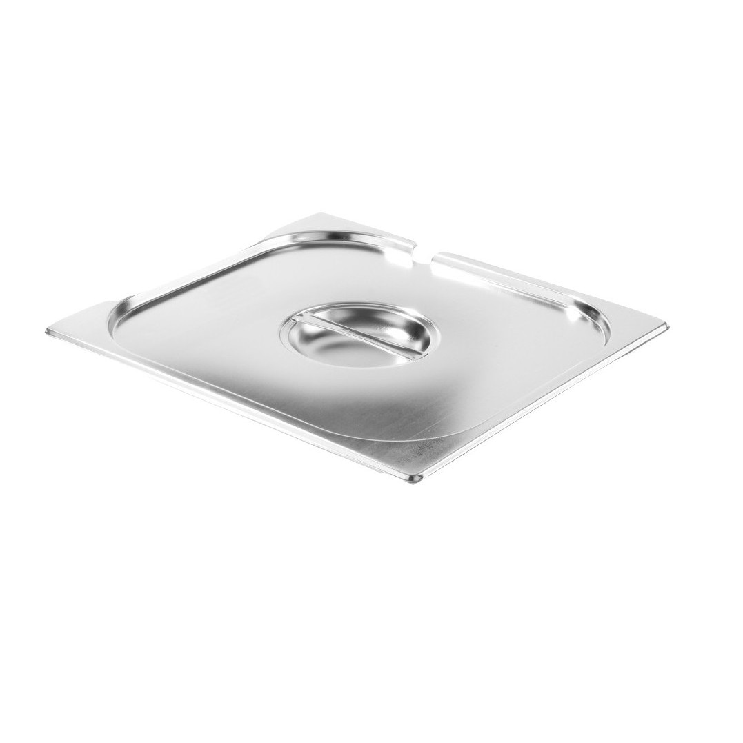 Capac Hendi Gastronorm fara fanta pentru lingura servire GN 1/9 - gama Profi Line, otel inoxidabil