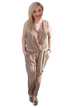 Salopeta eleganta, D&J Exclusive , Bej , 40 EU Salopeta eleganta, D&J Exclusive , Bej , 40 EU