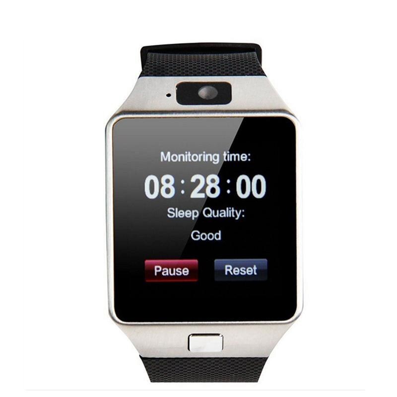 Ceas SmartWatch DrowZee 2018 Metalic cu Telefon, Bluetooth, Touchscreen, WhatsApp, Notificari, Camera 1,3 MPX, Monitorizare Somn, Anti-pierdere, Facebook, Culoare Silver