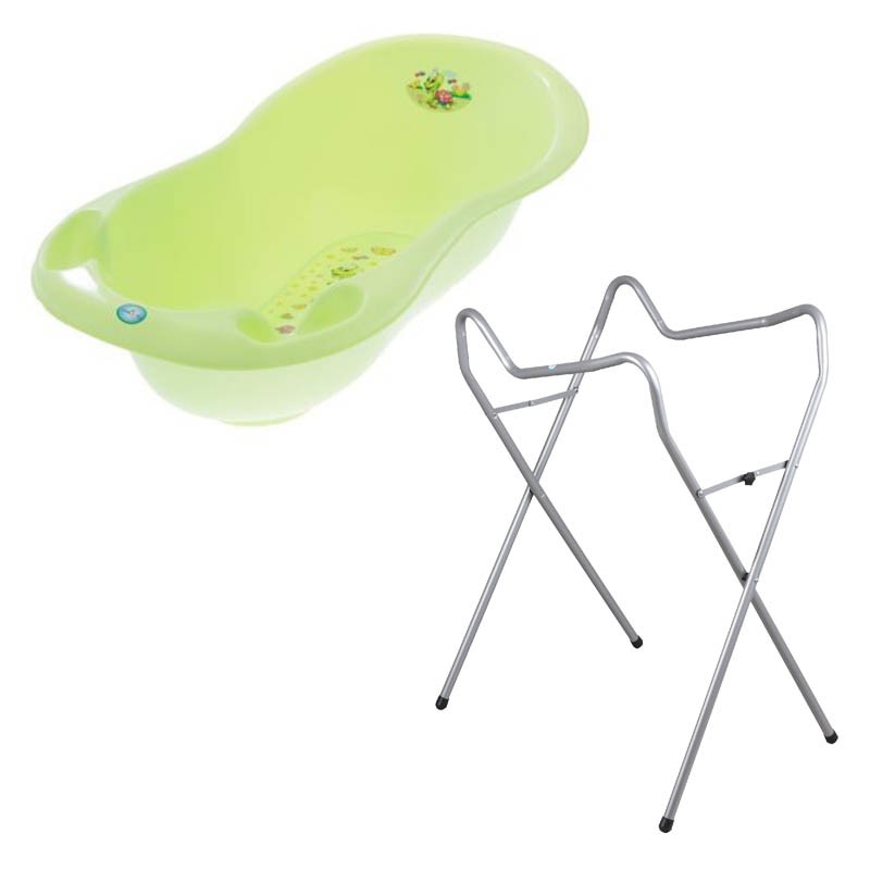Set cadita 102 cm + Suport universal metalic ZT Verde