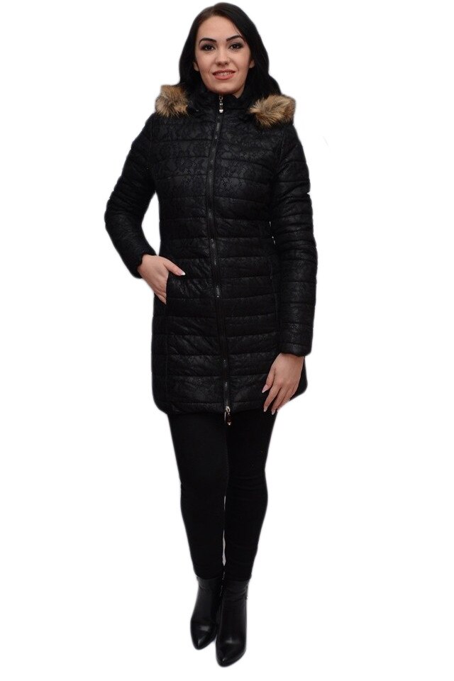 Jacheta din fas, cu dantela aplicata deasupra, D&J Exclusive, Negru